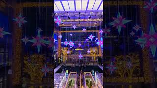 The Shops at Columbus Circle Christmas Holiday Light Show 🎄🎁 shorts nyc christmas [upl. by Sibylla]