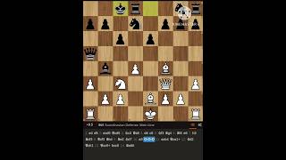 Scandinavian Defense  Novellino Variation shorts chess chessendgame chessplayer mikhailtal [upl. by Chasse73]