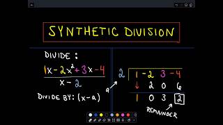 ❖ Synthetic Division  A Shortcut for Long Division ❖ [upl. by Annohsal987]