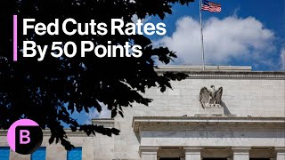 Fed Cuts Benchmark Rate by a Half Point in Historic Decision [upl. by Zealand]