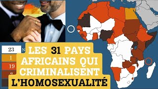 Pourquoi 31 pays africains criminalisent lhomosexualité en 2024 [upl. by Faunia]