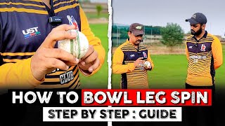 How to bowl leg spin master the art of spin bowling step by step guide  Youngsters Cricket Club [upl. by Otes]