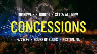 Umphrey’s McGee Debut of Concessions  4272024  UMBowl X Boston MA [upl. by Ahsineb]