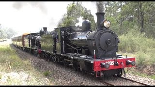 Thirlmere Festival of Steam 2019  Locos 2705 amp 3016 [upl. by Bjork]