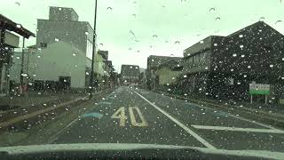 めがねの街鯖江をドライブ（福井県鯖江市） [upl. by Enomar539]