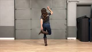 Footloose Line Dance Instruction [upl. by Ystap]