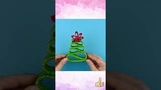 Albero di Natale in gomma eva fai da te🎄Christmas tree with foam sheet short [upl. by Thormora]