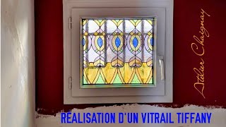 Réalisation dun vitrail Tiffany en 8 étapes [upl. by Weywadt]