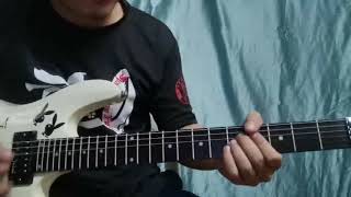 Leonsaling merindu cover gitar solotutorial [upl. by Lorac]