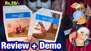 Everyuth Dtan scrub amp D tan pak review and demo dtan [upl. by Lamoree]