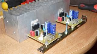 TDA7294 stiprintuvas  TDA7294 amplifier 12 [upl. by Ydor797]