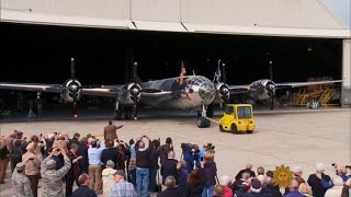 Restored B29 takes to the air [upl. by Whitaker413]