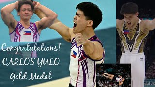 CARLOS YULO Nasungkit ang UNANG GOLD MEDAL ng PILILINAS SA OLYMPIC GAMES 2024 Carlosyulo gold [upl. by Ranitta805]