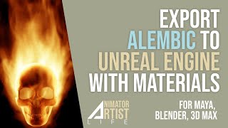 Export Alembic Animations to Unreal Engine the correct way WITH MATERIALS [upl. by Hernandez]