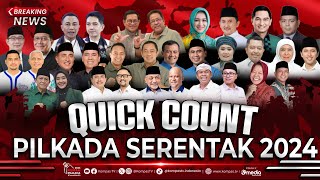 🔴 LIVE Pengumuman Hasil Quick Count Pilkada Serentak 2024 Suara Siapa Unggul [upl. by Aubrey]