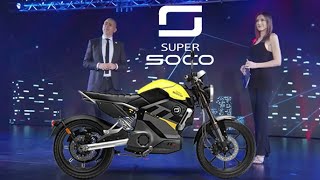 2024 Vmoto Super Soco TcMax New Sporty Electric Motorcycles [upl. by Jet]