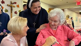 First Lady of Poland Agata KornhauserDuda’s visit at St Joseph’s Senior Home [upl. by Allehs]