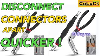 60° Disconnect Pliers for Electrical Wire Connectors Apart Quicker Make Auto Repair Work Easier [upl. by Trev252]