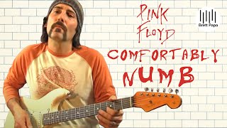 Pink Floyd  Comfortably Numb  Chords and First Solo  Guitar Lesson [upl. by Ajim799]