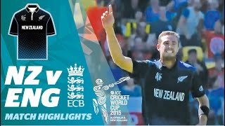 2015  NZ v ENG World Cup highlights [upl. by Novyaj]