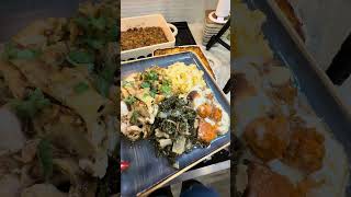 Thanksgiving cooking foodie food sweetpotatos macandcheese chicken stuffing collardgreens [upl. by Nisay404]