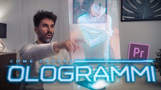 Effetto OLOGRAMMA 3D stile futuristico con Adobe Premiere Pro 😲 Effetto WOW garantito [upl. by Subir]