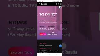 TCS ION National Qualifier Test Last Date to apply 11 May and exam date is 23 May tcsion shorts [upl. by Inhsor]