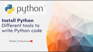 Install Python 3124 and PyCharm on Windows 1011 and Different tools to run Python code Session2 [upl. by Ynaffyt243]