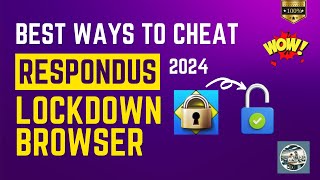 BEST WAYS TO CHEAT ON RESPONDUS LOCKDOWN BROWSER  How To Bypass Lockdown Browser 2024 [upl. by Hares]