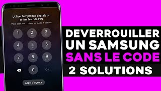 Comment Déverrouiller un Samsung sans code sans schéma et sans perdre ses données [upl. by Assennev]