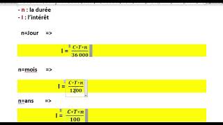 calculs commerciaux les intérêts et lescompte TSC  ATV  TCE [upl. by Egroej]