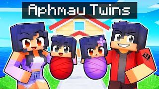 Aphmau and Aaron HAD TWINS in Minecraft [upl. by Naejarual410]