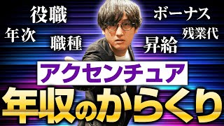 ＜高年収？＞職種年齢役職別の給与体系を元社員が徹底解説【アクセンチュア転職対策3】 [upl. by Oivaf639]