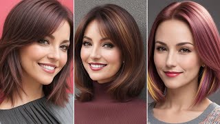 Blunt Cut Bob Side Part Long Bob Cut How To Cut A Medium Layered Bob Yourself Youtube Bob Hair Cut [upl. by Juxon]