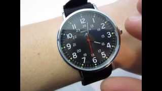 Wancher NATO 24 hrs 41mm Flieger Pilot Wrist Watch [upl. by Kaspar]