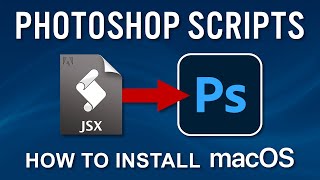 Photoshop Scripts How to Install macOS [upl. by Trebor]