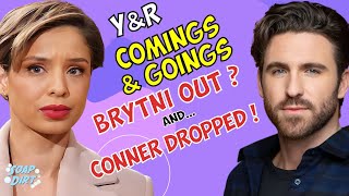 Young and Restless Comings amp Goings Brytni Sarpy Out amp Conner Floyd Drops Status yr [upl. by Gershon]