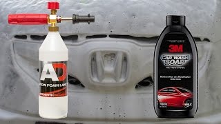 Snow Foam Lance Test  3M Car Wash Soap 79000B [upl. by Esirtal]