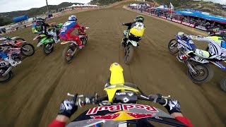 GoPro Ken Roczen Moto 2  Glen Helen MX Lucas Oil Pro Motocross Championship 2015 [upl. by Atsev]