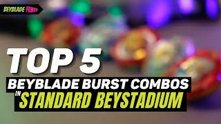 TOP 5 Beyblades You Need for Tournaments BEST Combos in B33 Standard BeyStadium [upl. by Blaze135]