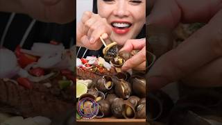 The crunch sasasmr asmr escargot eatingsounds fypfood fypage fypshorts shorts letseat fy [upl. by Nicolette85]