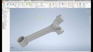 Connecting rod with Inventor 2023 [upl. by Burney]