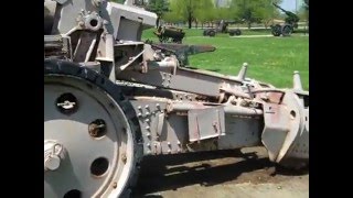 150mm German sFH 18 Field Gun at Aberdeen Ordnance Museum [upl. by Oakie791]