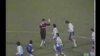 El gol de penalty de Chilavert con el RZaragoza [upl. by Blader]