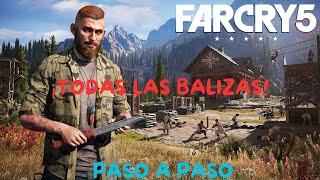 DONDE ENCONTRAR TODAS LAS BALIZAS PARA LOBOS DE FAR CRY 5 [upl. by Bilbe]