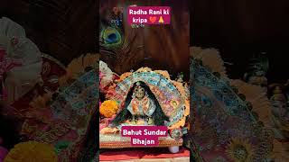 Radha Rani ki kripa ❤️🙏Virajbhav bhakti channel shortsfeedshortkanhaji seva shringar❤️radharani [upl. by Tdnerb]