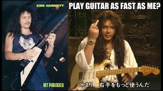 Yngwie Malmsteen and Kirk Hammett story [upl. by Tibold]