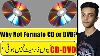 How to Format CD or DVD Easy Way  DVD RW vs DVR R Difference between urduhindi [upl. by Idoj]