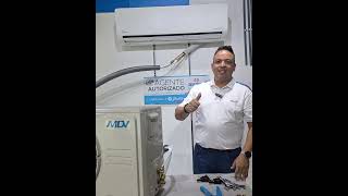 ¿Como instalar un aire acondicionado mini split con tuberia PEX AL PEX de RIFENG [upl. by Solahcin65]