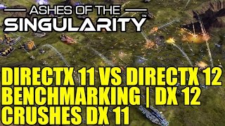 Ashes of the Singularity  DirectX 12 Destroys DirectX 11 In Benchmarking  DX11 Vs DX12 [upl. by Abisia453]